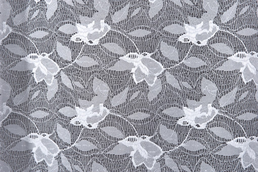 Függöny méteráru vágott jacquard 250cm virágos