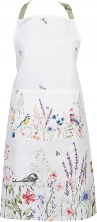 Virágmintás pamut konyhai kötény