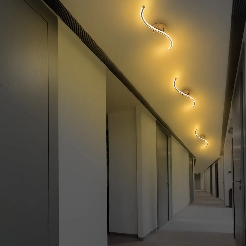 Aranyszínű LED mennyezeti lámpa 10x67 cm Yilan – Opviq lights