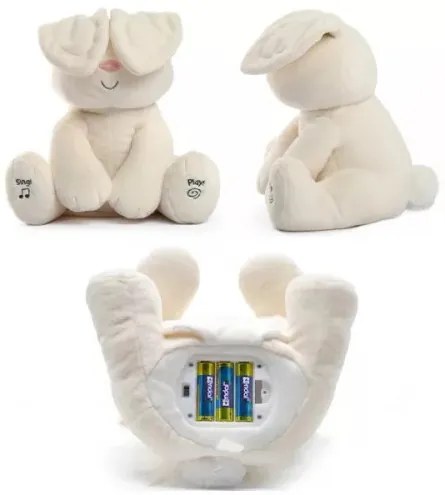 Unique Baby - Interaktív - Éneklő Mozgó Plüss Nyuszi