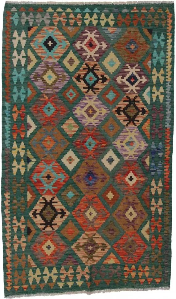 Rongyszőnyeg / kilim szőnyeg Chobi kilim 123x206