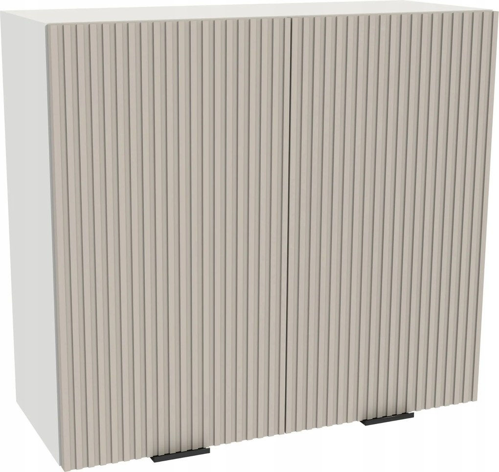 Konyhaszekrény felső 80/72 Vigo korpusz fehér front Ryfla Kasmír matt