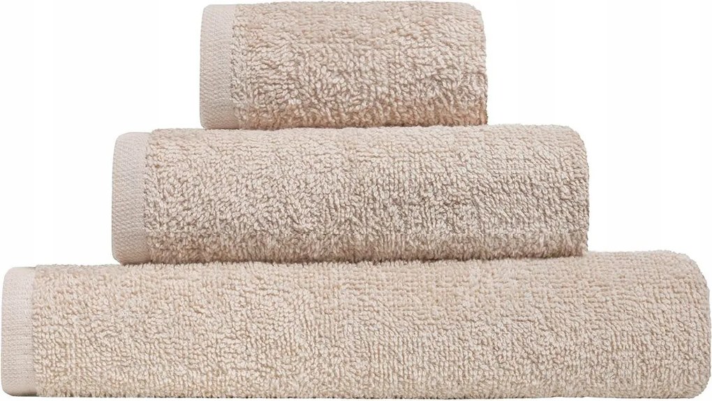 Tony törölköző 70x140 bézs 400g/m2 frottír