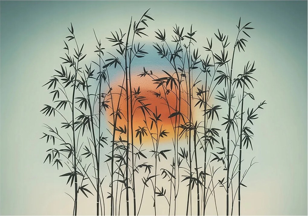 Fotótapéta Flizelina Dekoratív iroda Harmonikus nyugat 208x146 Ragasztó