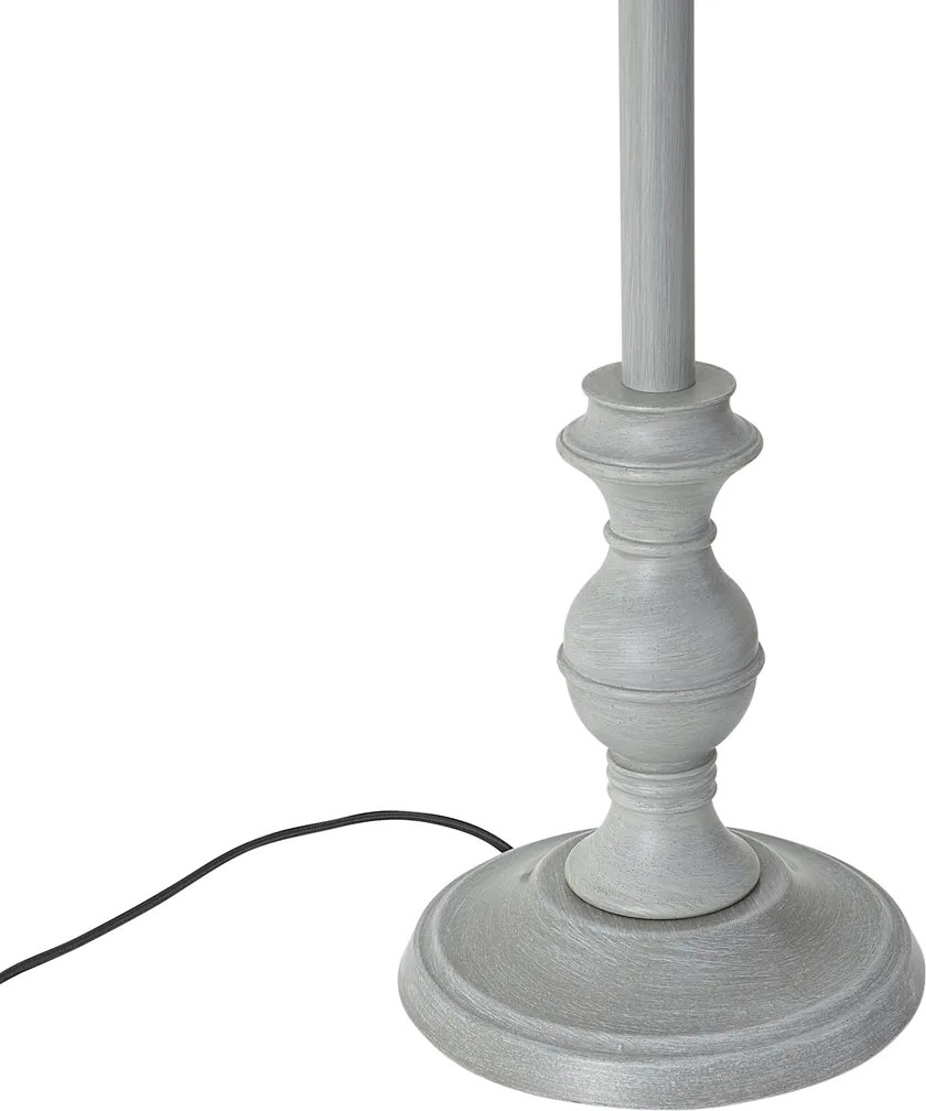 Állólámpa szürke bézs árnyékolóval és fehér belsővel 45 cm - Classico