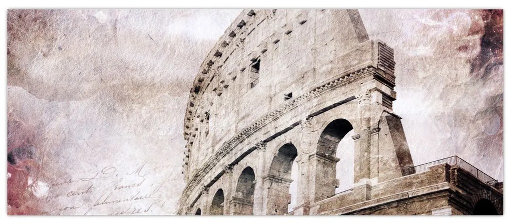 Kép - Colosseum, Róma, Olaszország (120x50 cm)