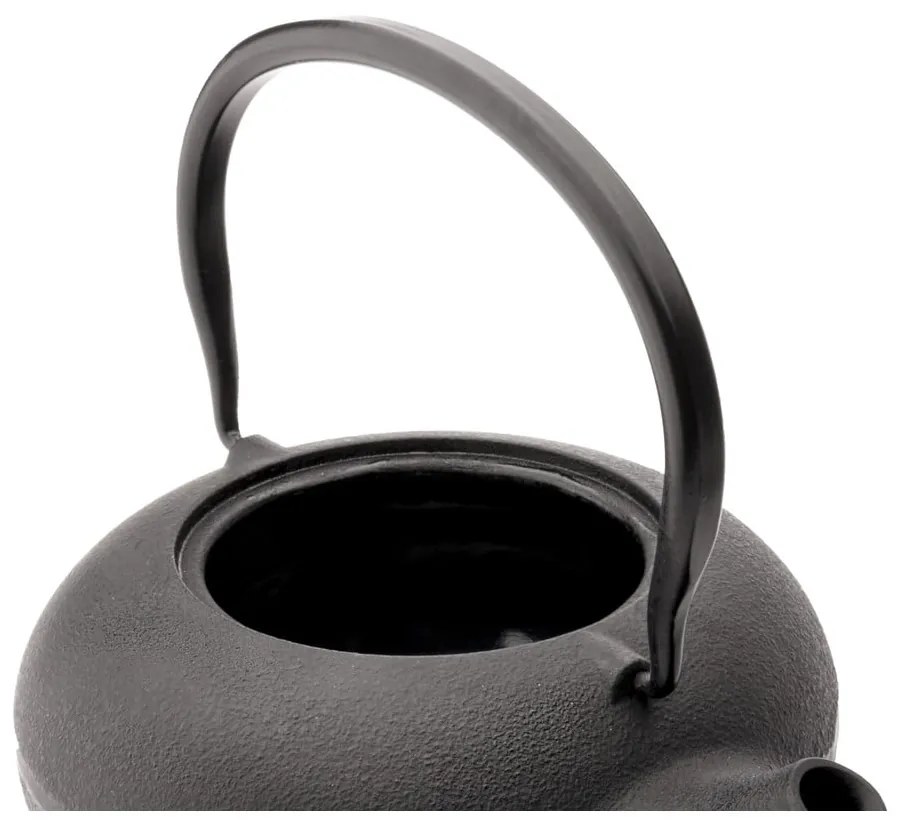 Fehér-fekete porcelán-öntöttvas teázó szett Shanxi – Bredemeijer