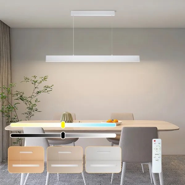 Brilagi - LED Dimmelhető csillár zsinóron SLIMLINE LED/40W/230V 3000-6000K fehér + távirányító