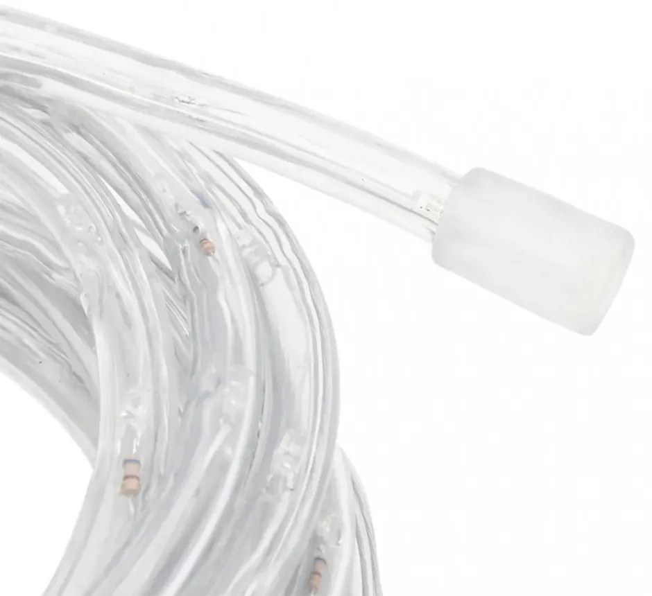 PVC fényfüzér 1200 hideg fehér LED-del 50 m