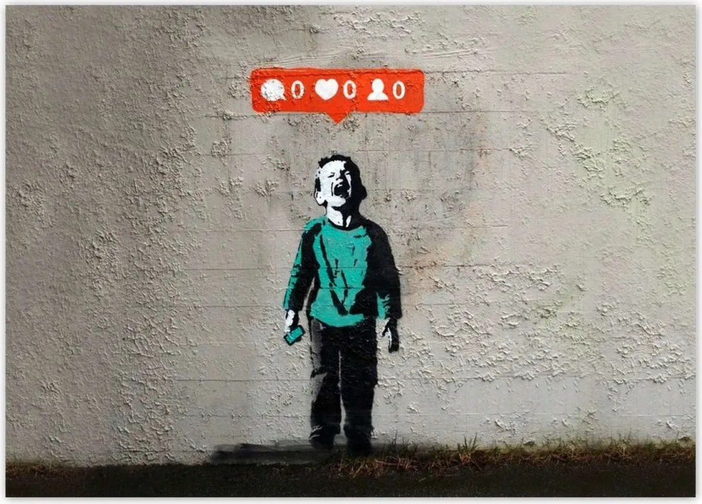 Poszterek 70x50 Banksy Zero Likes
