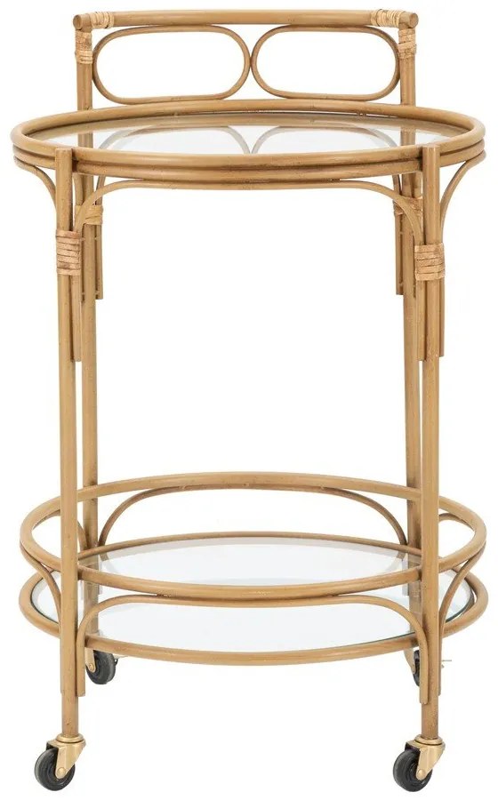 Fém gurulós zsúrkocsi ø 51 cm Panama – Mauro Ferretti