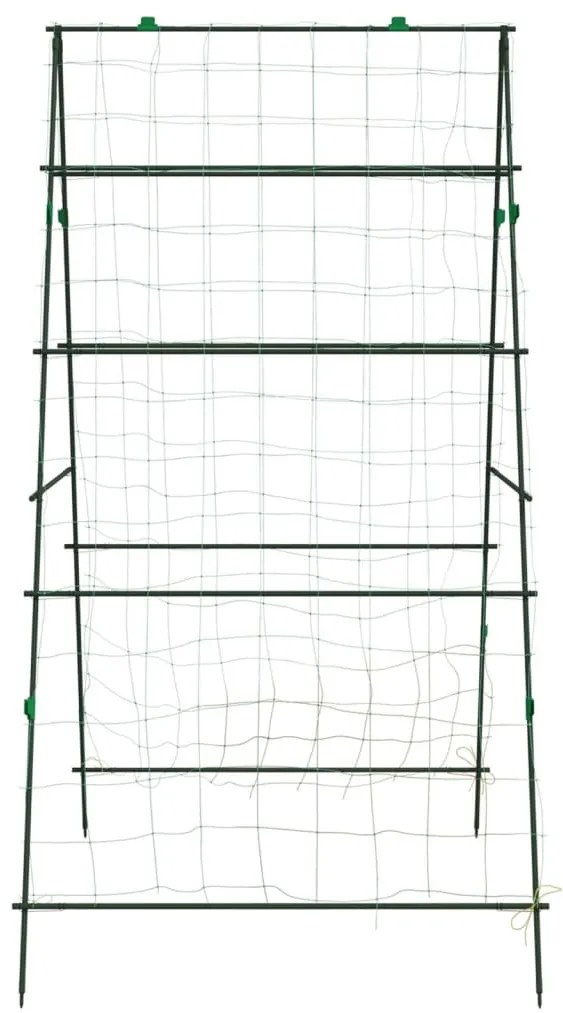 2 db A-alakú acél kerti rács kúszónövényekhez