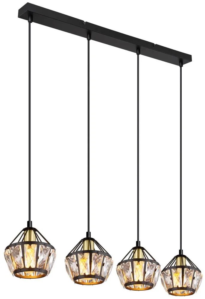 Globo 54359-4H - Csillár zsinóron LOIS 4xE14/40W/230V