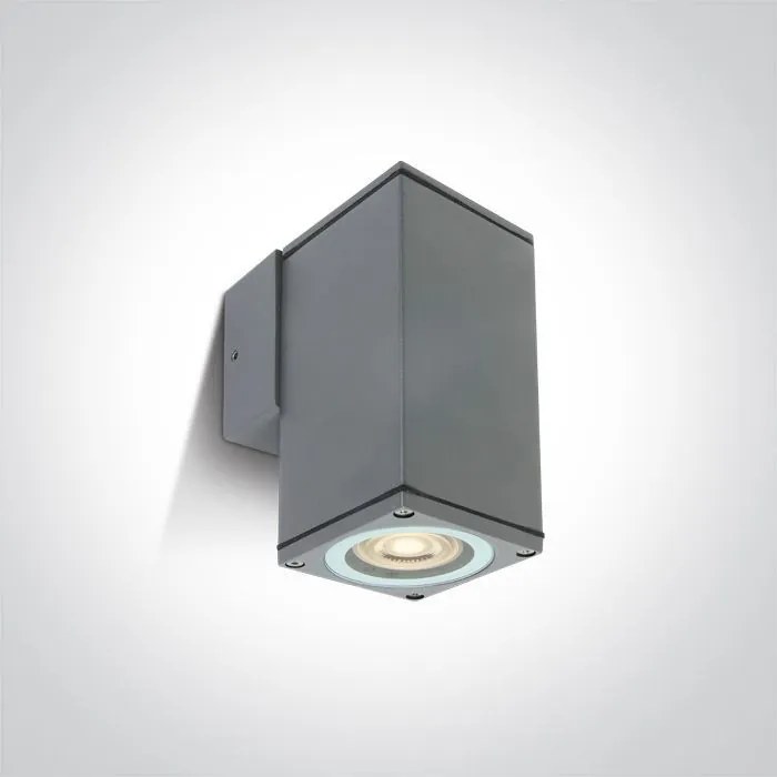ONE LIGHT 67426B-G OUTDOOR CUBES Modern Kültéri Fali Lámpa Szürke GU10 IP44