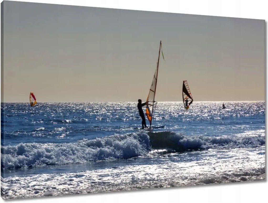 Vászonkép 90x60 Szörfözés Atlanti-óceán Víz