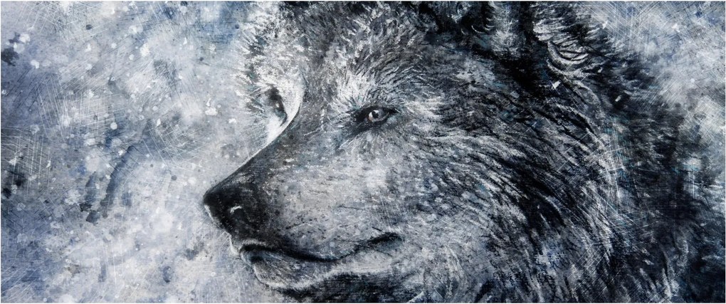 Kép - Farkas rajzfilm (120x50 cm)