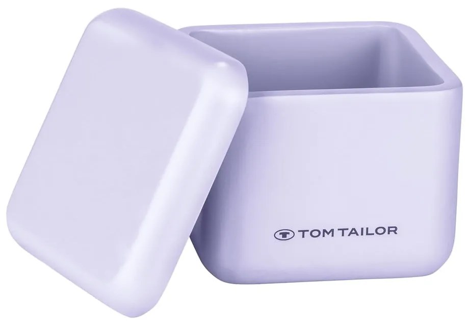 Lila poligyanta fürdőszobai rendszerező vattakorongokhoz Tom Tailor T-Rounded – Wenko