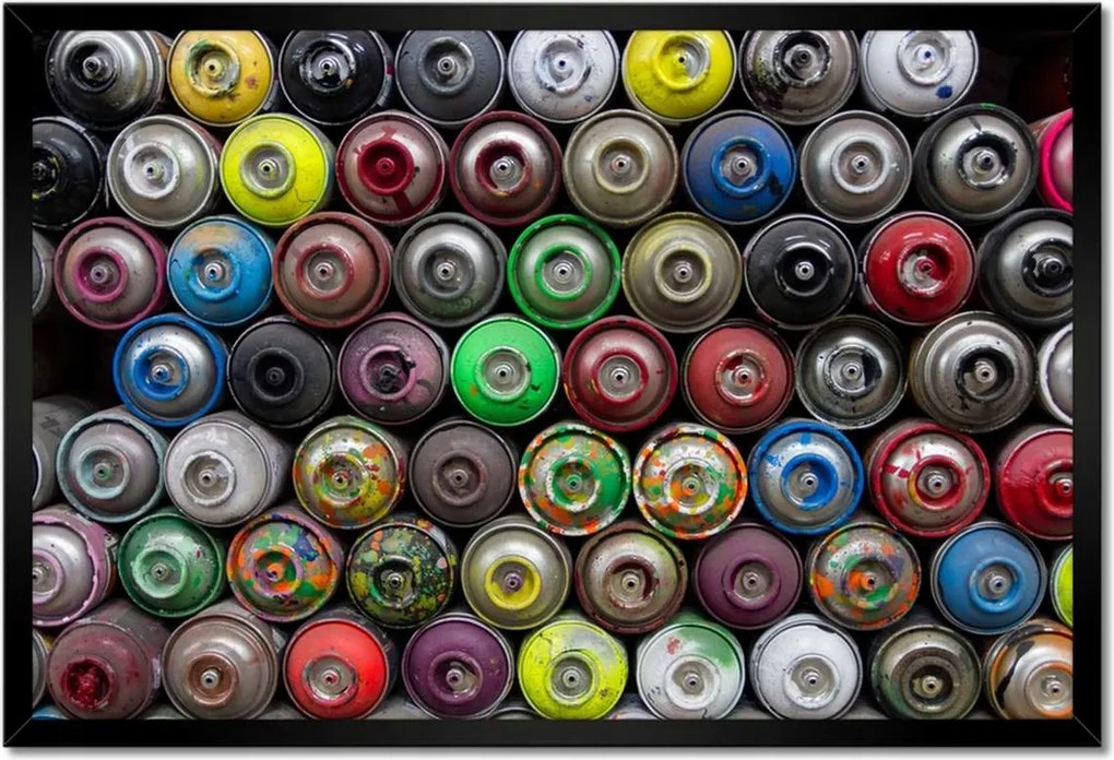 Poszterek keretben 60x40 Graffiti Utcaművészet