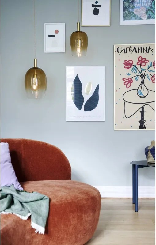 NORDLUX 2112723027 UMA Modern Függesztett Lámpa Borostyán E27 IP20