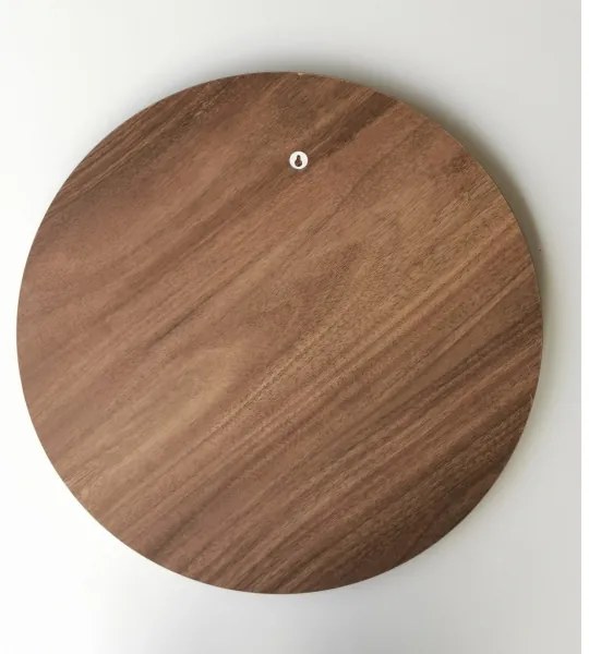 AYNA falitükör, 60 cm átmérő, barna színű