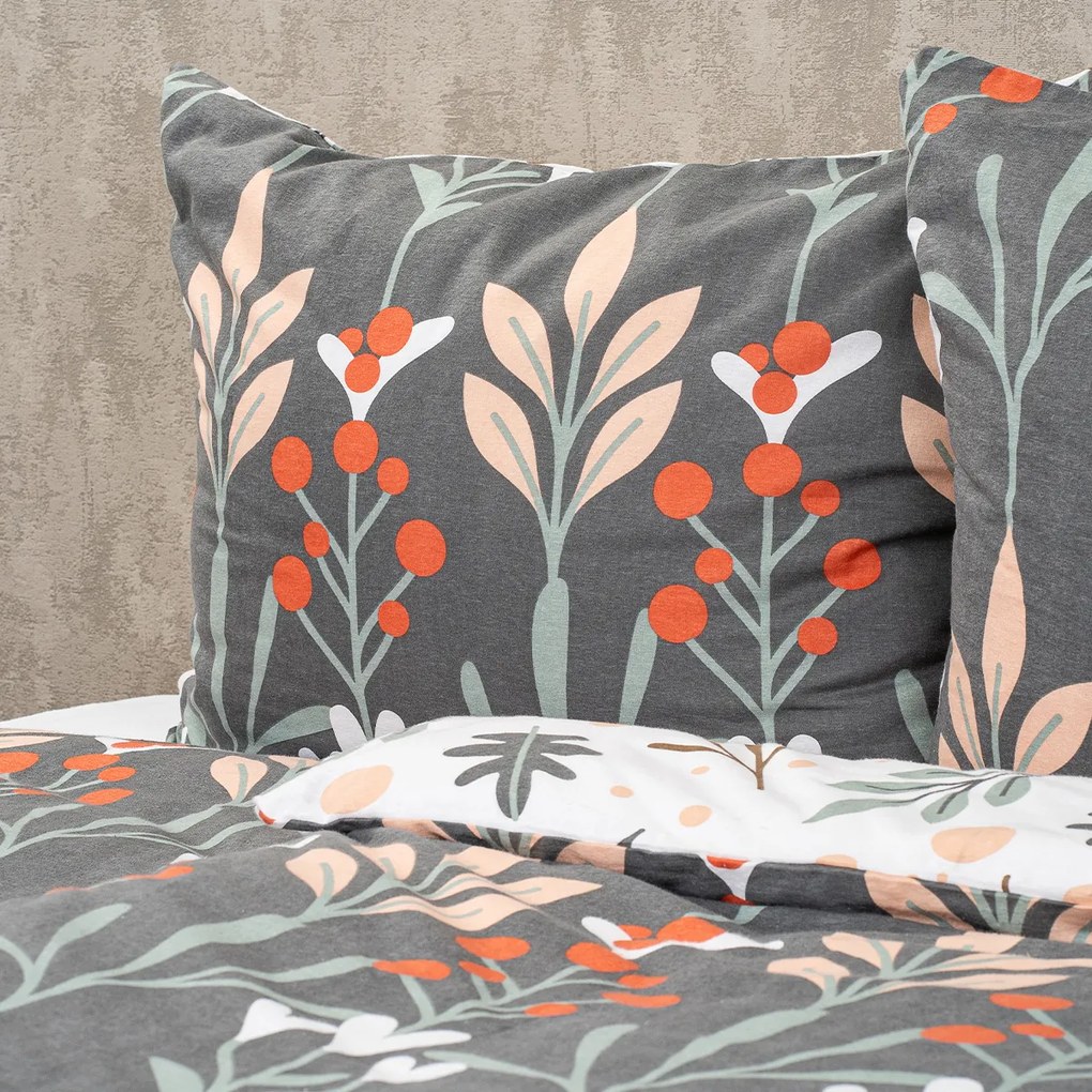 4Home Winter nature flanel ágyneműhuzat, 140 x 200 cm, 70 x 90 cm