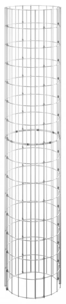 3 db kör alakú horganyzott acél gabion magaságyás Ø30 x 150 cm