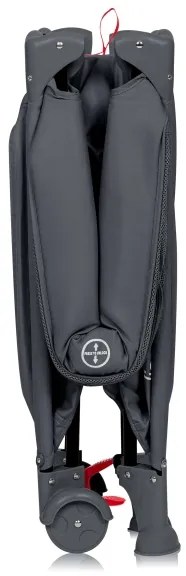 Lionelo - Utazóágy LAURA beton-szürke