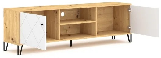 TV-állvány SULA artisan tölgy/fehér