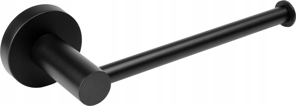 Wc-papír Tartó Fekete Fém Tetőtéri Csavarozható Tipli