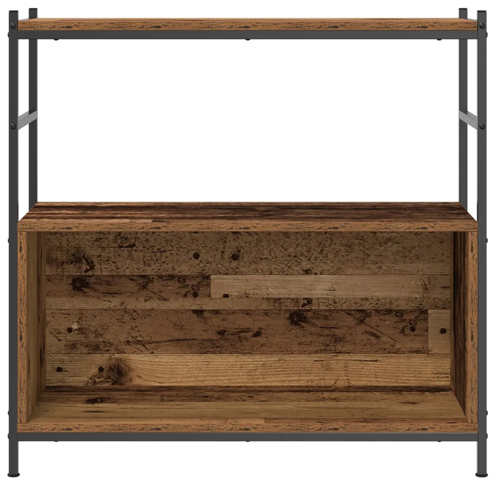 Könyvespolc Füstölt Tölgy 80x30x78,5 cm Műszaki Fa