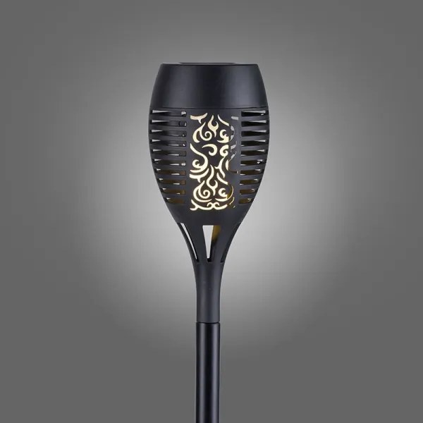 JUST LIGHT. 19106-18-3 - 3x LED napelemes lámpa FACKEL LED/0,24W/1,2V fekete