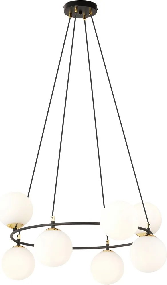 Emibig modern függeszték azura fehér fekete arany emi1295/8