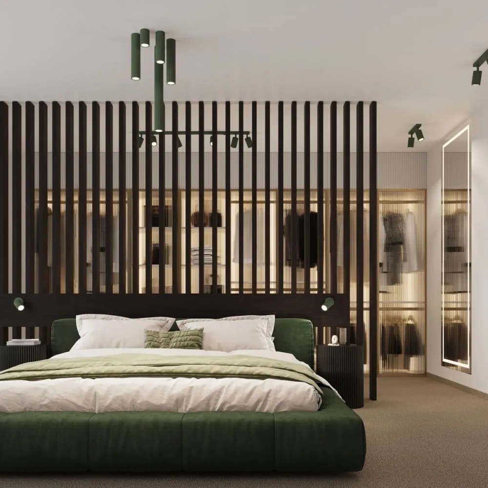 Zöld spotlámpa 25x25 cm Gleam – Sollux