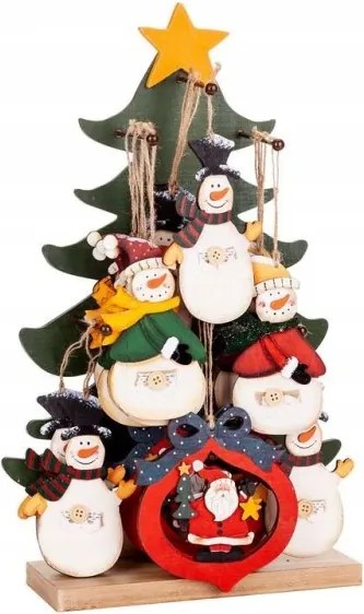 Dekorációs elemek műanyag munkákhoz Karácsonyi Medál Fa 15x95