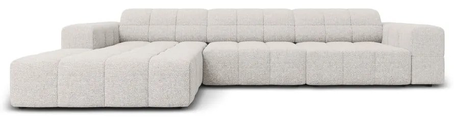Világosszürke sarokkanapé (bal oldali) Chicago – Cosmopolitan Design