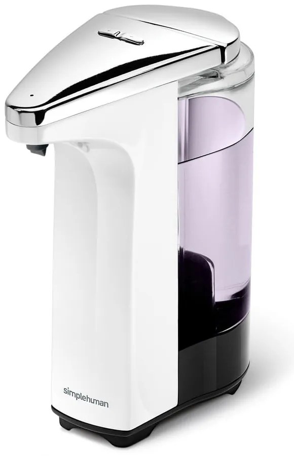 Fehér automata műanyag szappanadagoló 237 ml - simplehuman