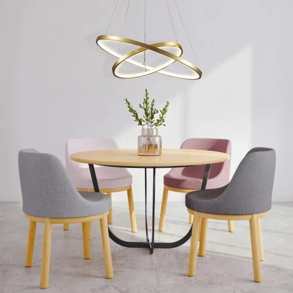 LED Csillár zsinóron LEA LED/35W/230V 4000K átm. 60 cm arany