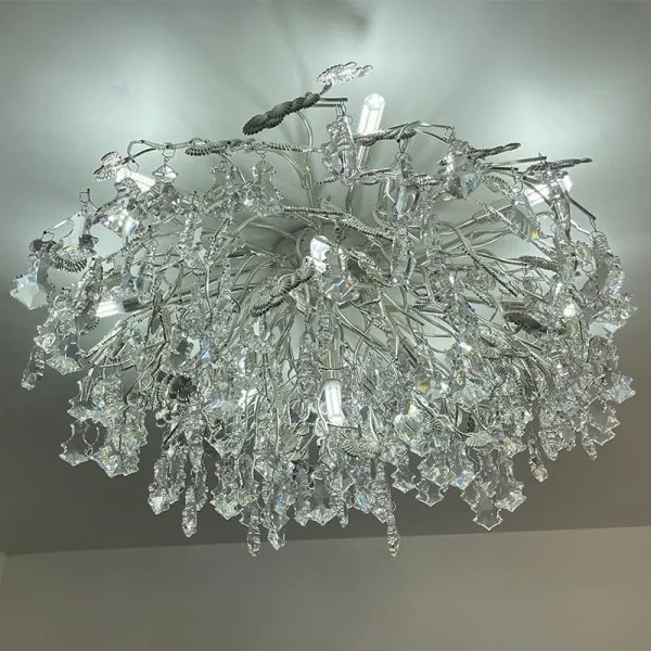 Kristály csillár 12xG9/40W/230V króm