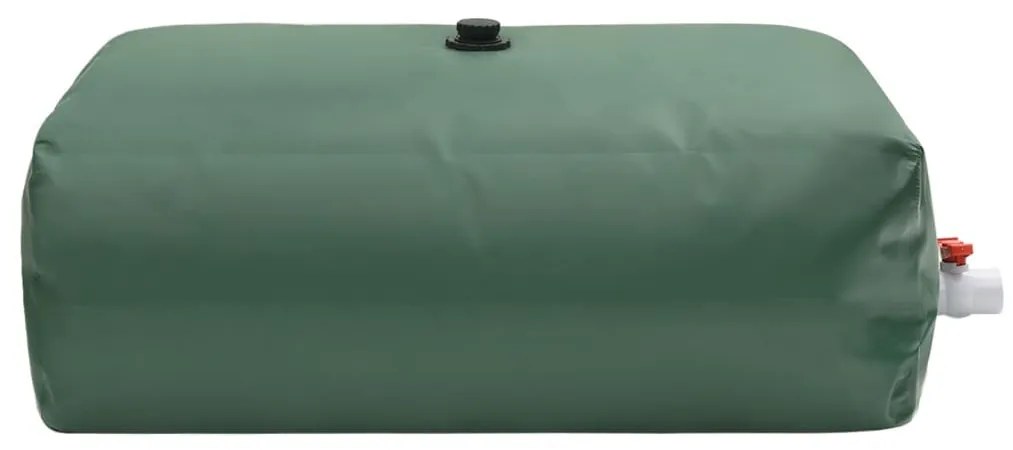 összecsukható PVC víztartály csappal 1500 L