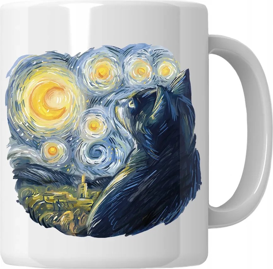 Bögre Van Gogh Macska Ajándék