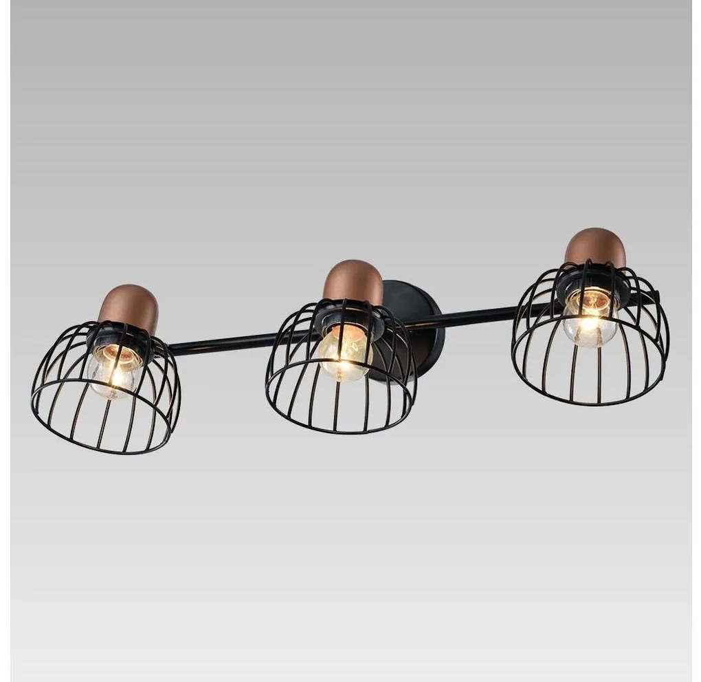 Prezent 75464 - Fali lámpa BASKET 3xE27/60W/230V