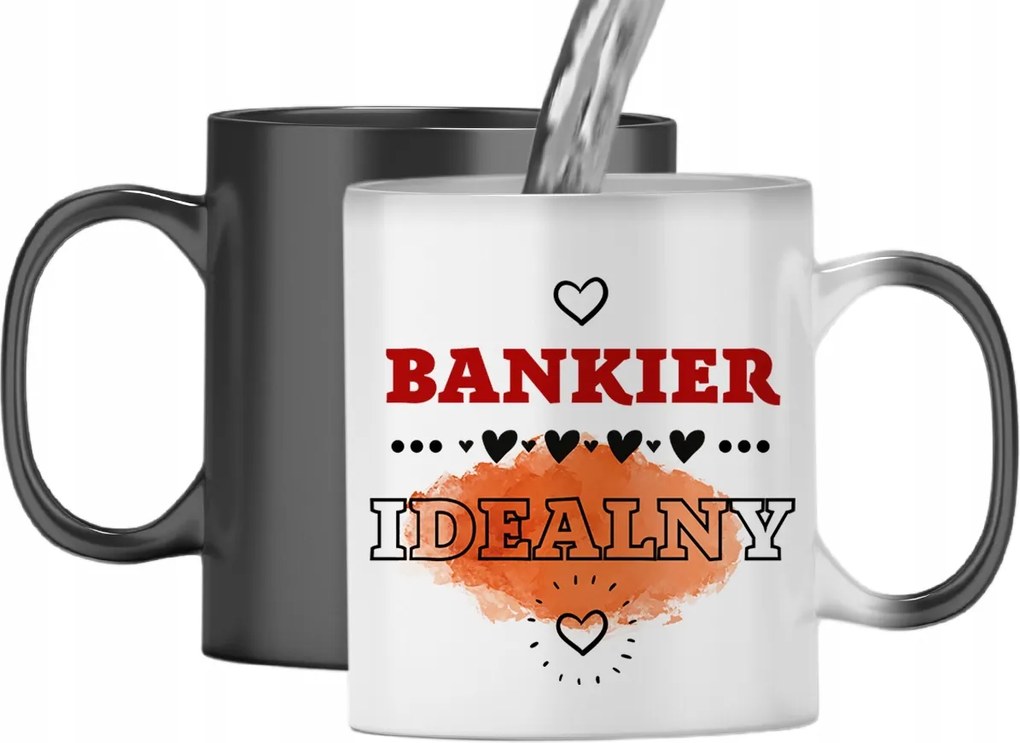 Mágikus Bögre Bankároknak Színváltós Nyomtatott Fényképpel