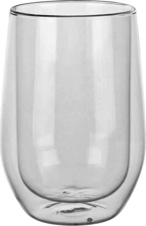 Duplafalú pohár 300 ml. fül nélkül