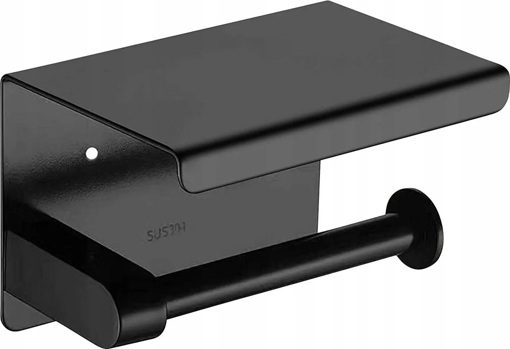 Fali Wc-papír Tartó Telefontartó Polccal Törlőkendő