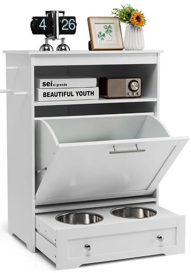 Fa kisállatetető szekrény