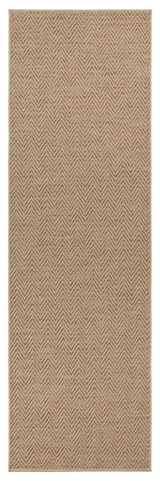 Világosbarna kültéri-beltéri futószőnyeg 80x250 cm Nature – Hanse Home