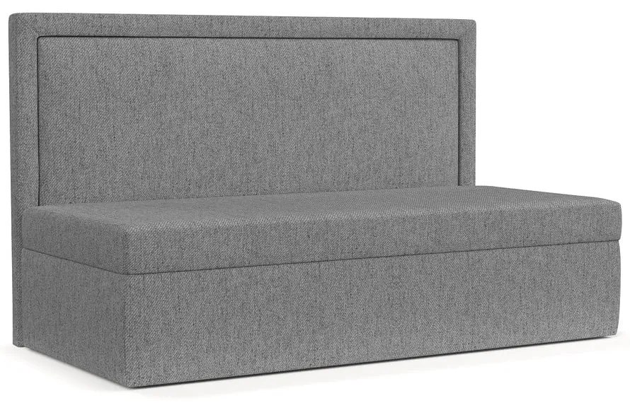 Szürke kárpitozott egyszemélyes ágy 80x200 cm Scala – Maison de Rêve