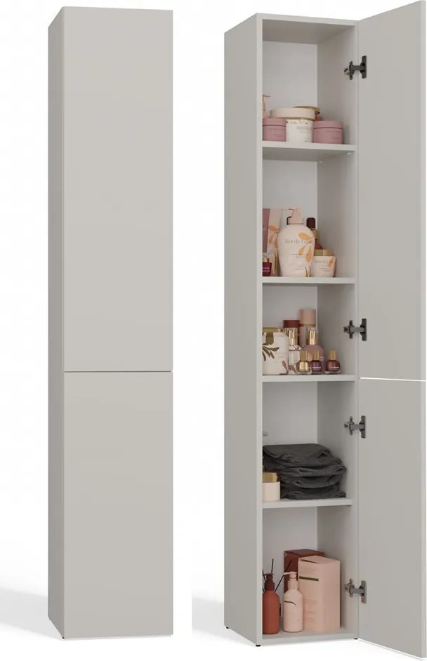 Nel II fürdőszoba szekrény, 31x174x30 cm, kasmír