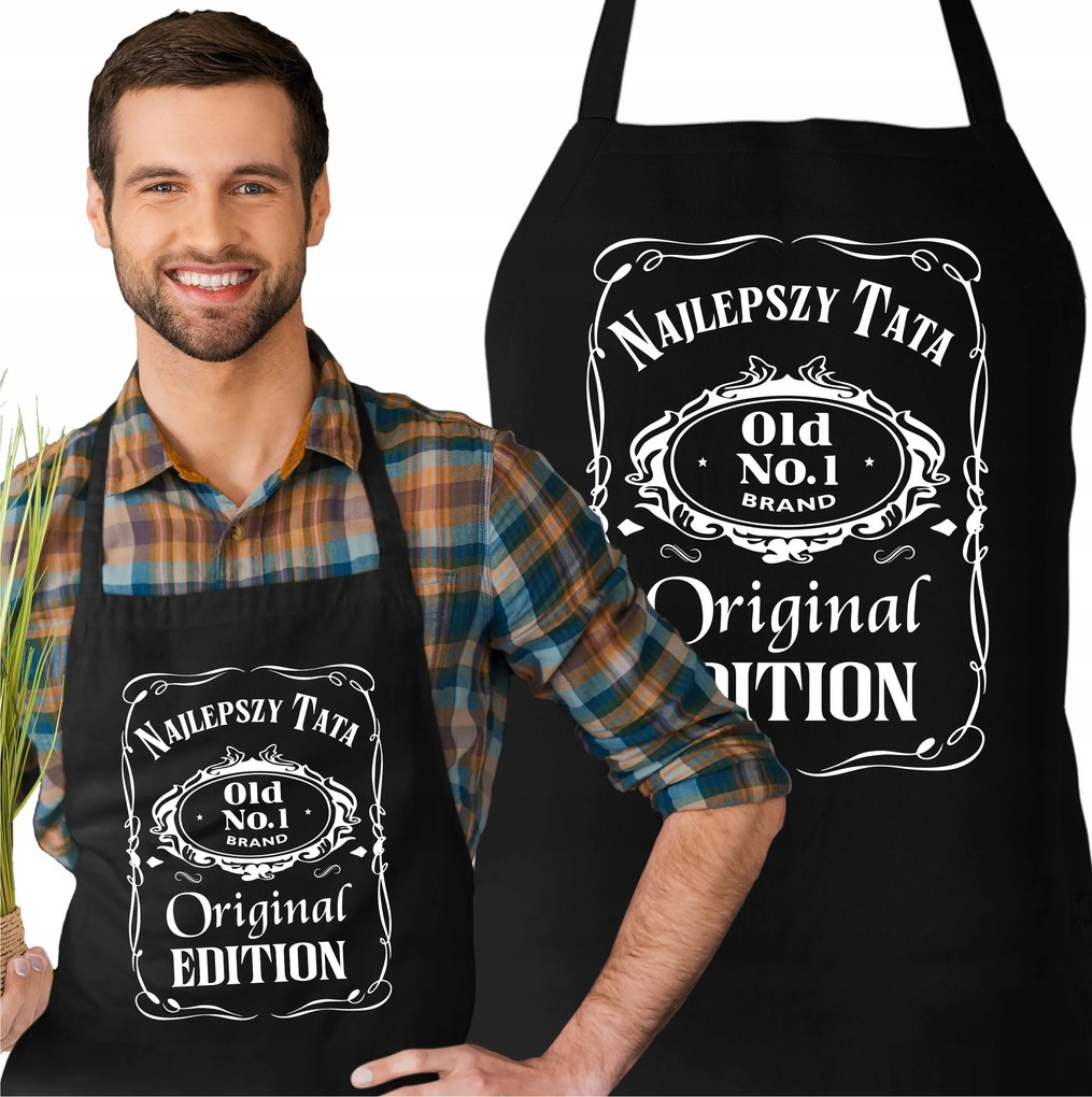 Apák Napi Ajándék Kötény Apáknak Stílusos Ajándék A legjobb apa No.1