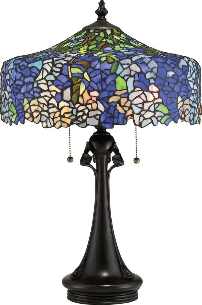 Quoizel COBALT QZ-COBALT-TL Asztali lámpa 3x60W/E27